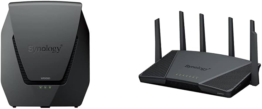 Amazon.com: Synology WiFi Router Bundle with WRX560 and RT6600ax