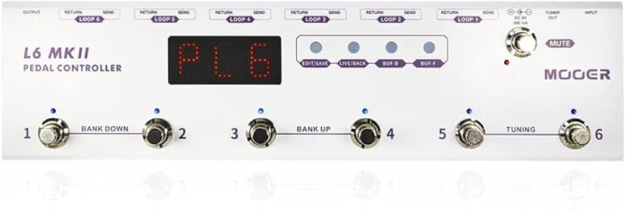 Amazon | Mooer Pedal Controller L6 MkII スイッチャー | ライン