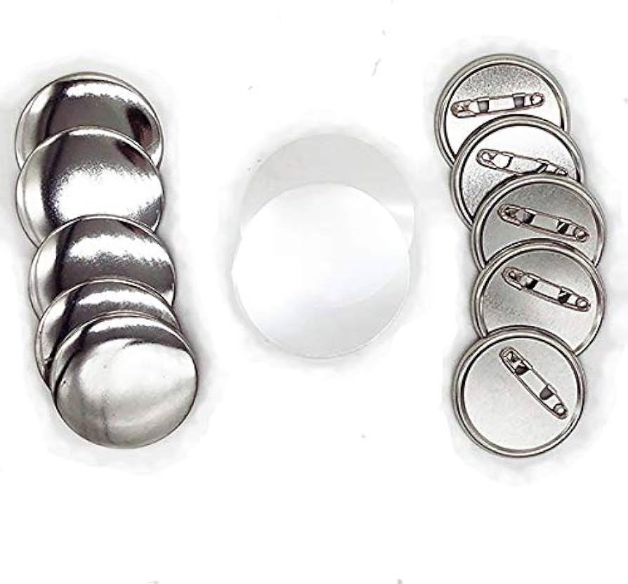 Amazon | 缶 バッジ マシン パーツ 44mm セット (安全ピン1000個