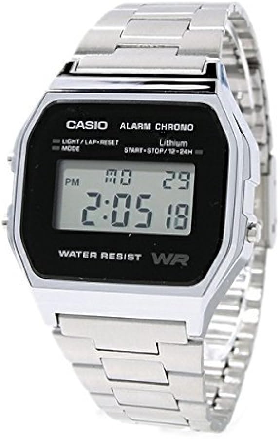 Amazon.co.jp: CASIO(カシオ) A158WEA-1JF スタンダードデジタル