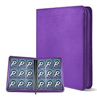 Amazon.co.jp: PAKESIスターカードファイル9ポケット360枚収納PUカード