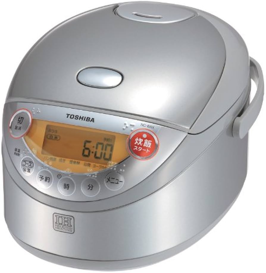 Amazon | TOSHIBA IH保温釜3.5合炊き RC-6RX(SS) シャイニングシルバー