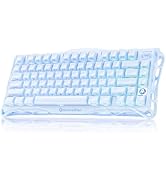 Amazon | GravaStar Mercury K1かわいい水色 ゲーミングキーボード