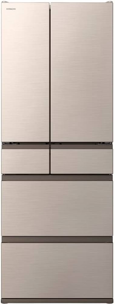 Amazon.co.jp: 日立 冷蔵庫 幅68.5cm 617L ライトゴールド R-HWC62T N