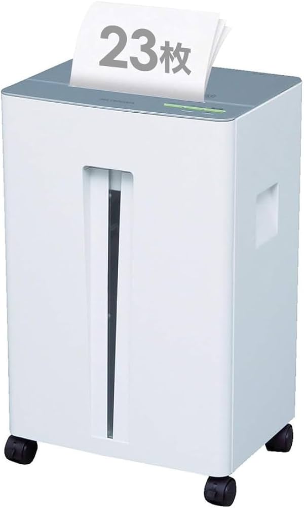 Amazon | アイリスオーヤマ シュレッダー 業務用 静音 細断枚数23枚