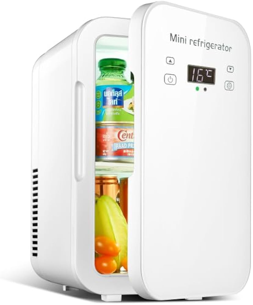 Amazon | 小型冷蔵庫 6L小型 冷温庫 ミニ冷蔵庫 ペルチェ式 温度調節