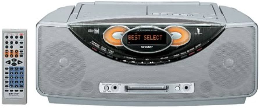 Amazon | SHARP 1ビット MD/CDシステムSD-FX200-S(シルバー