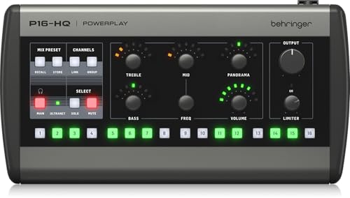 Amazon | ベリンガー Behringer P16-HQ POWERPLAY 16チャンネル