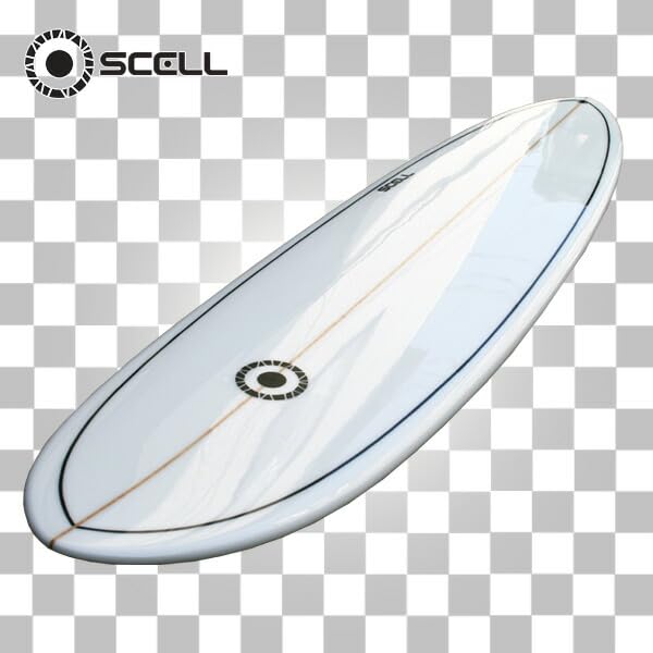 Amazon | SCELL セル ファンボード 7'4 サーフボード ホワイト | SCELL
