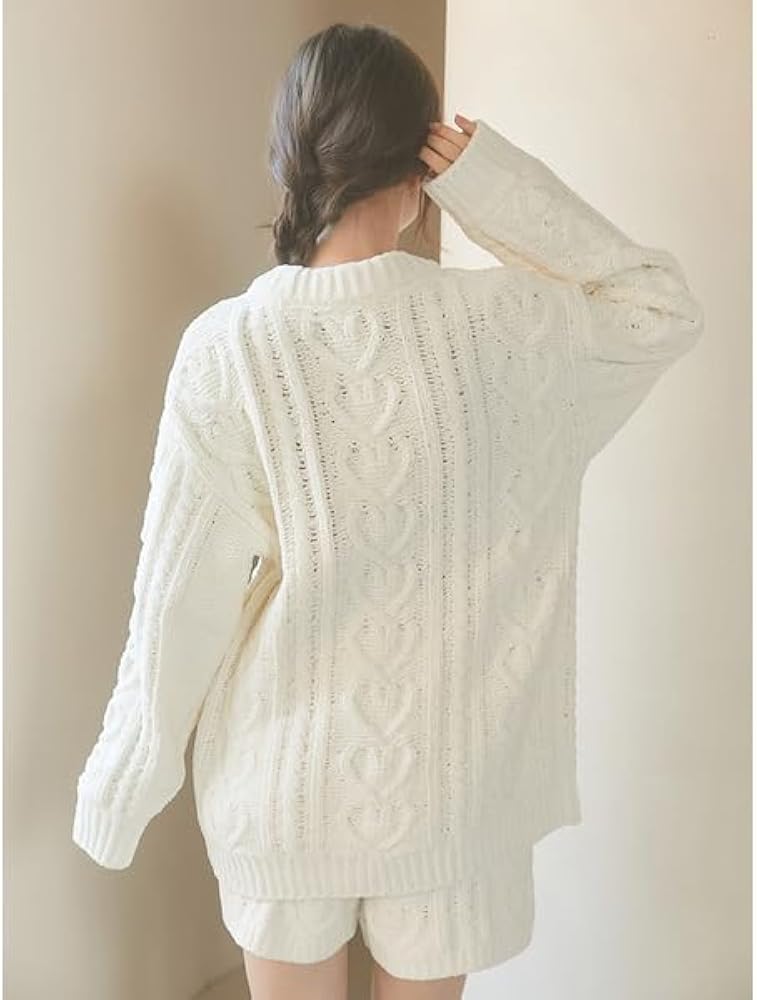 Amazon | [ジェラート ピケ] 【Valentine】ハートアランカーディガン