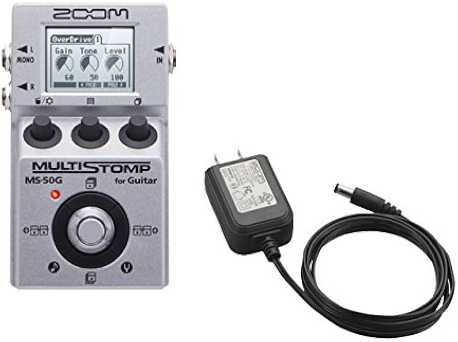 Amazon | ZOOM / MS-50G MultiStomp Guitar Pedal -純正ACアダプター付