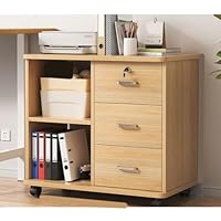 Amazon.co.jp: [dhiuebc] デスク ワゴン 3段 幅60 高さ59 奥行34 収納