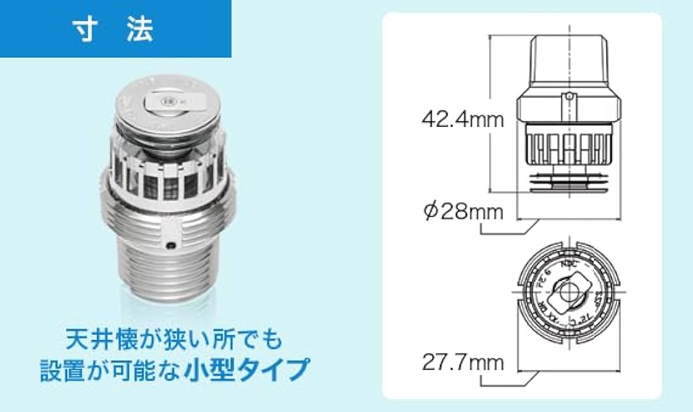 Amazon.co.jp: 日本ドライ NDCスプリンクラーヘッド NMQ96 閉鎖型 1種