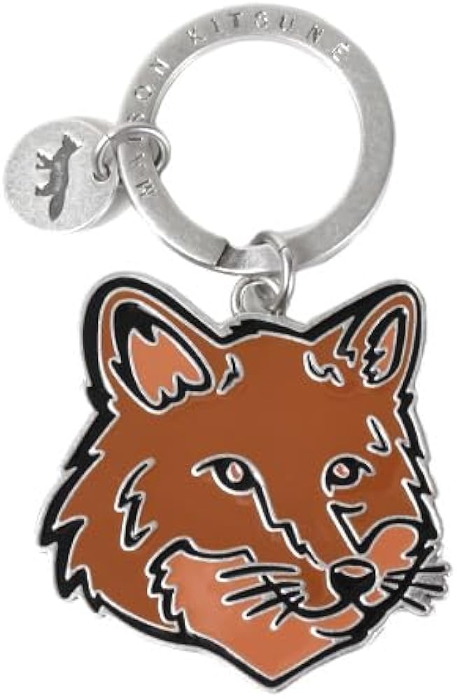 Amazon.co.jp: Maison Kitsune メゾンキツネ Bold Fox Head Keyring