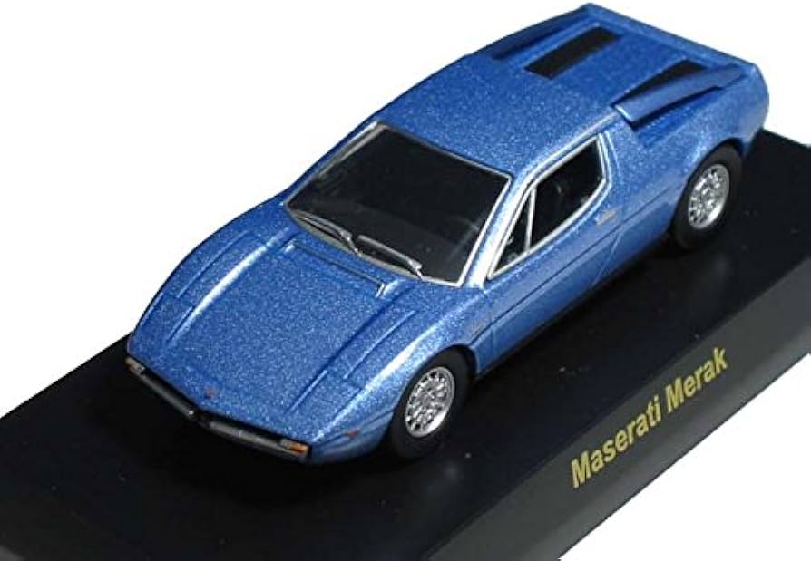 Amazon.co.jp: 京商 1/64 マセラティ ミニカーコレクション メラク 青