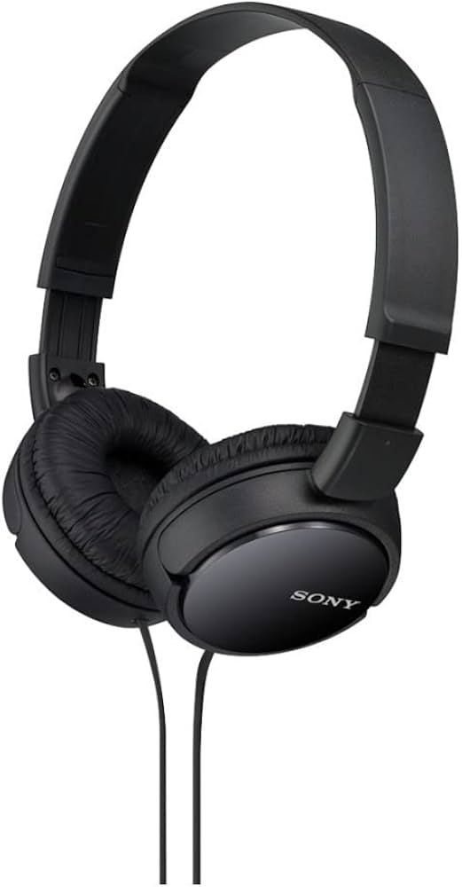 Amazon.com: Sony ZX Series Wired On-Ear Headphones, Black MDR