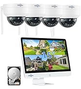 Amazon.co.jp: 【400万画素・360° PTZ機能搭載・電源不要】Hiseeu