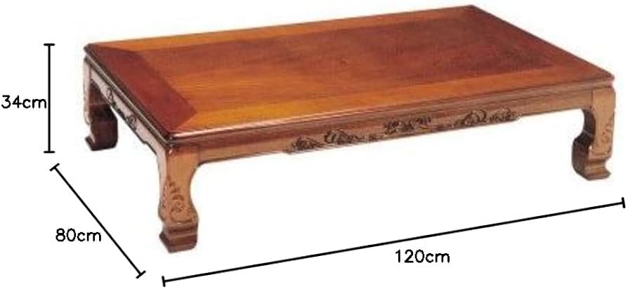 Amazon｜ローテーブル/座卓/座敷机 純和風座卓 120巾長方形 日和佐120