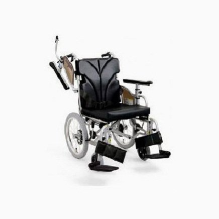 カワムラサイクル 車椅子 KZシリーズ KZ16-38-SL エコブラック 座幅