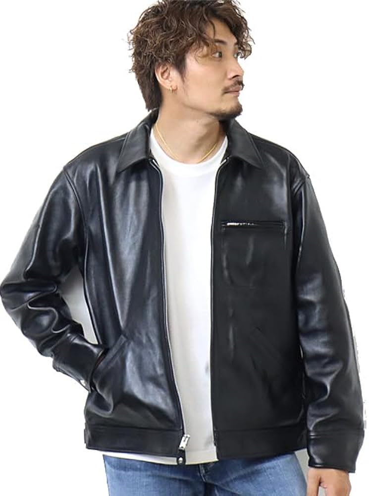 Amazon.co.jp: Schott ショット ラムレザー トラッカージャケット