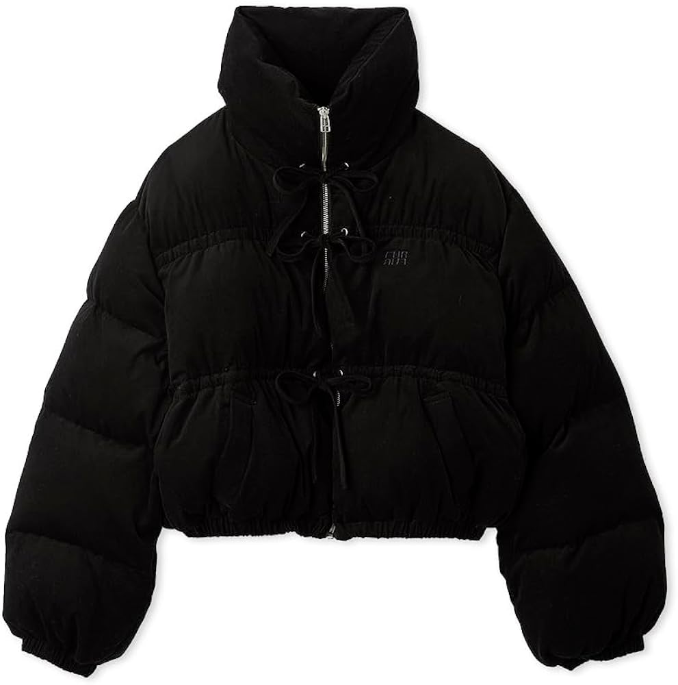 Amazon | [ファーファー] リボンショートダウンジャケット RWFJ255008