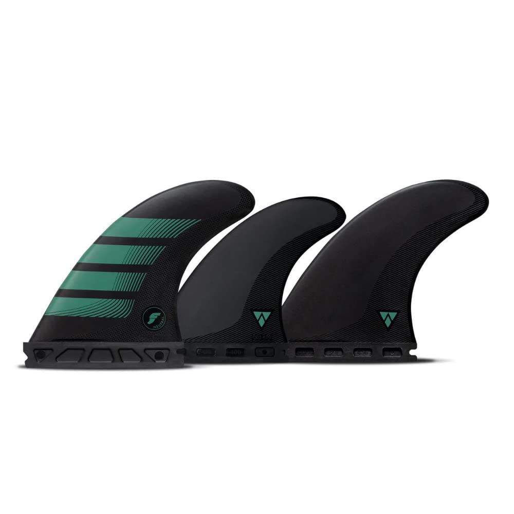 Amazon.com : Futures Fins F6 Alpha 5-Fin Set Carbon-Teal M