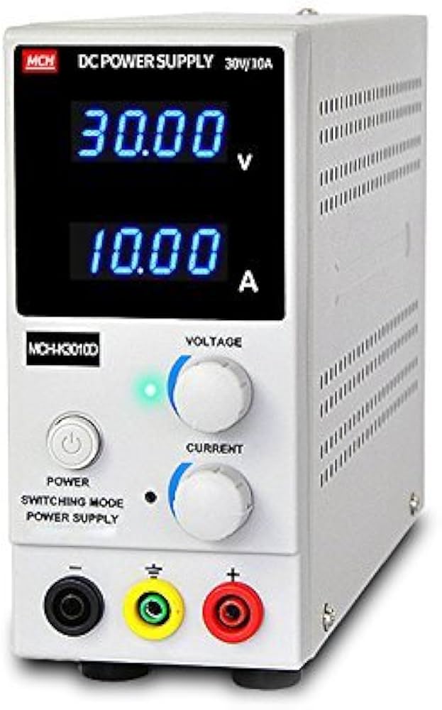 Amazon.co.jp: 直流 安定化電源 30V 10A 4桁電圧・電流表示 可変