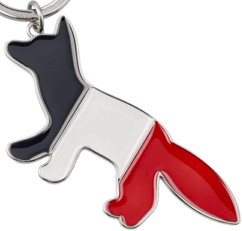 Amazon | MAISON KITSUNE(メゾンキツネ) キーリング メンズ TRICOLOR