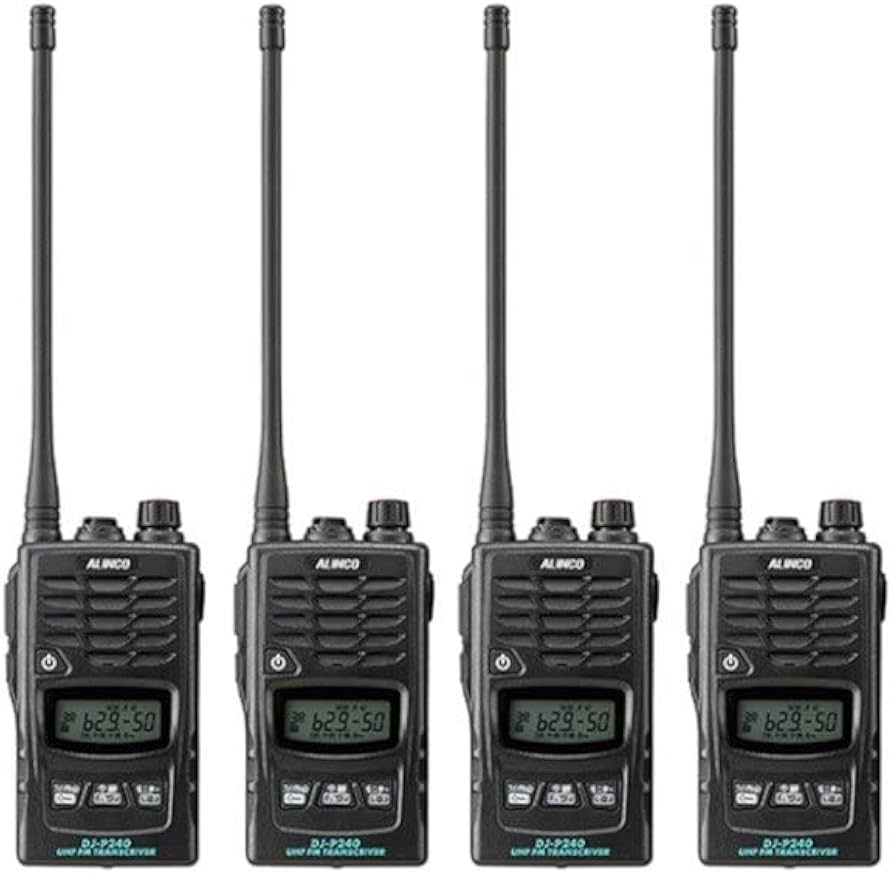 Amazon | アルインコ トランシーバー 4台セット DJ-P240L×4台
