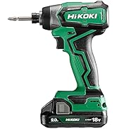 Amazon | HiKOKI(ハイコーキ) 18V インパクトドライバー FWH18DA 2.0Ah