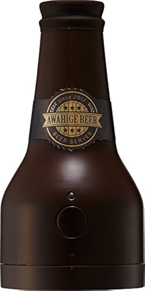 Amazon｜ビアサーバー 泡ひげビアー ブラウン 超音波式 ビールサーバー