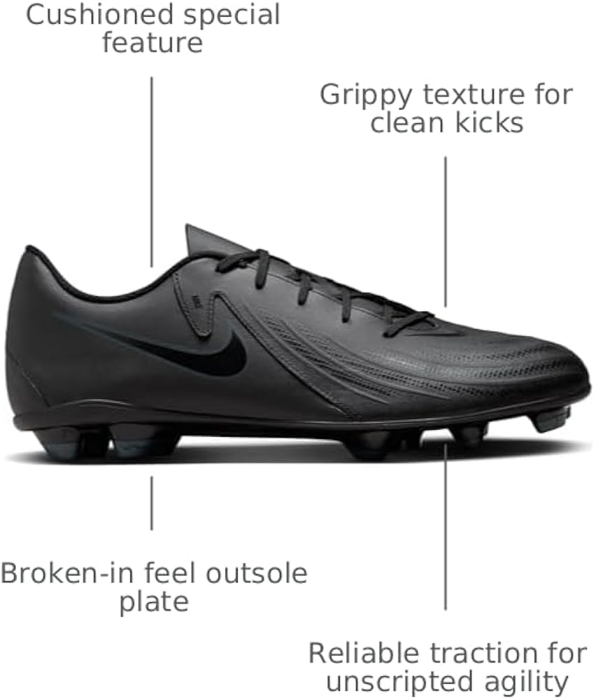 Amazon.com | Nike Phantom GX II Club FG/MG (FJ2557-002, Black