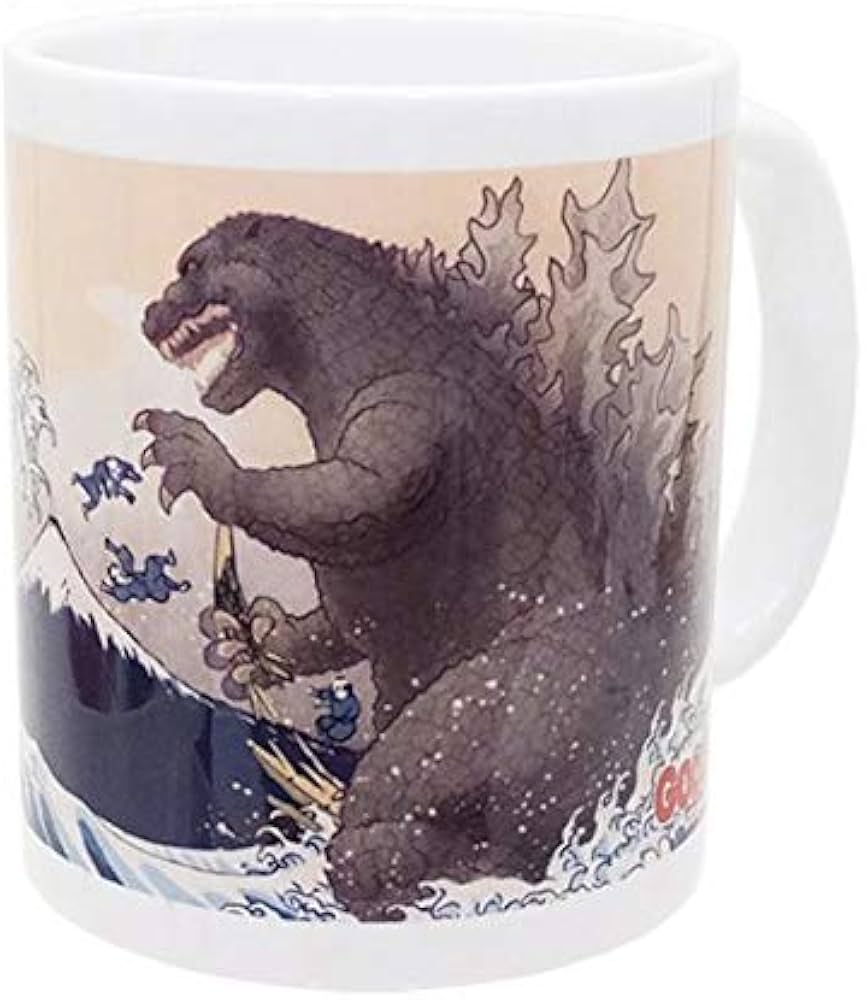 Amazon.co.jp: ゴジラ マグカップ 富嶽三十六景大怪獣ノ図 : おもちゃ