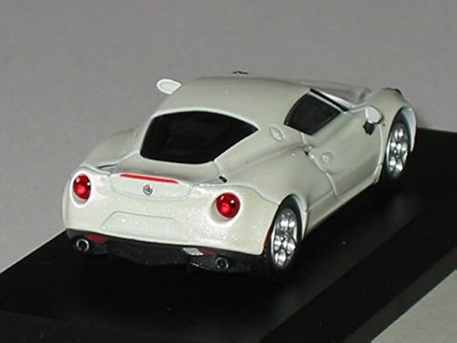 Amazon | 京商 1/64 アルファロメオ ミニカーコレクション4 4C 白
