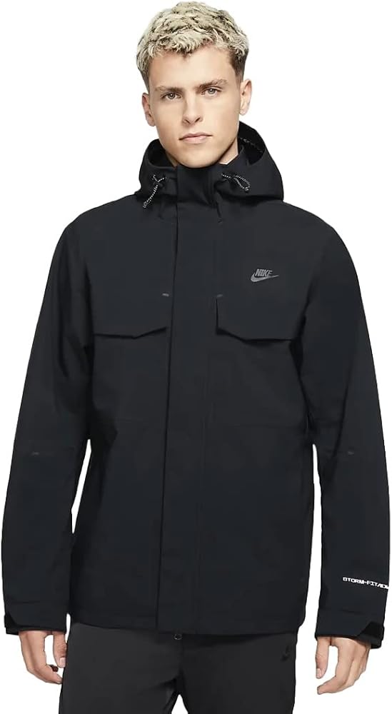 Nike Sportswear Storm-FIT ADV Men's M65 Shell Jacket, Black/Dark