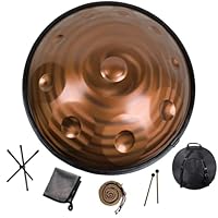 Amazon | ハンドパン d マイナー 打楽器（ゴールド - 432hz - 12音