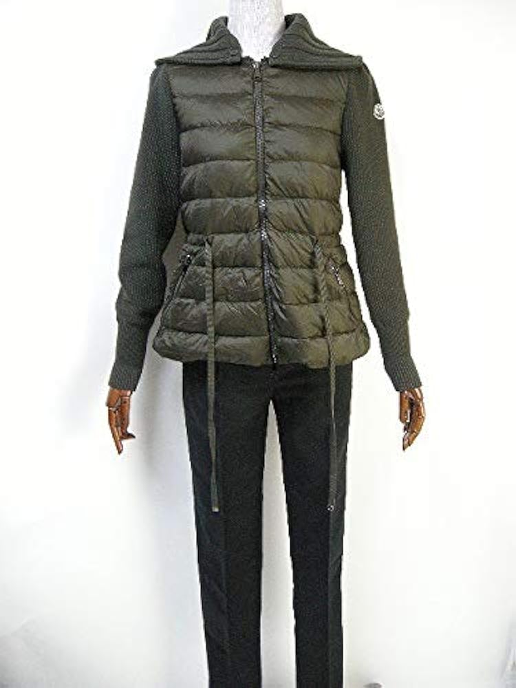 Amazon | [モンクレール] ニット切替ダウンジャケット ダウン