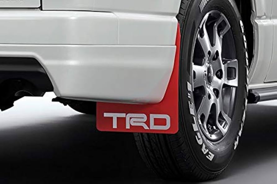 Amazon | TRD マッドフラップ レッド ハイエースバン KDH20# KDH211