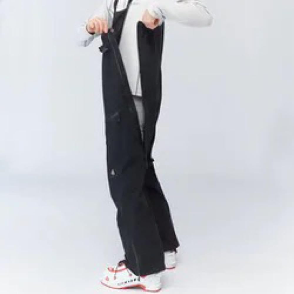 Amazon | モンベル パウダートラック ビブ ブラック L ゴアテックス