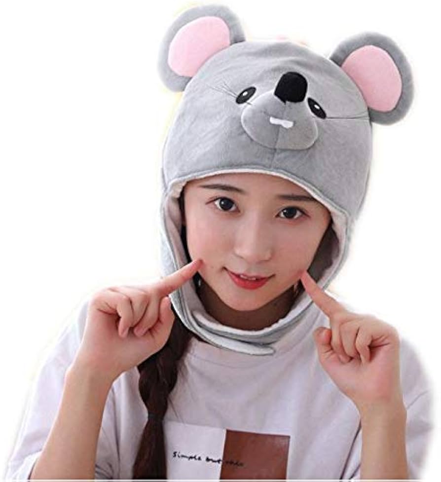 Amazon.co.jp: [amaletPlay] 子年 ネズミ 帽子 着ぐるみ キャップ