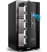 Amazon.co.jp: GIRGBE【強化版】超大 家庭用 指紋認証 暗証番号 82L