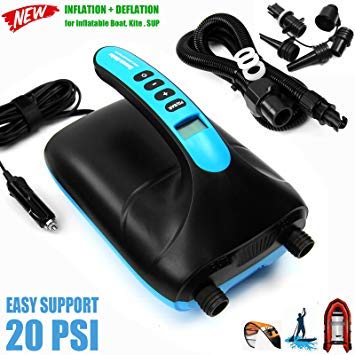 Amazon.co.jp: 電動エアーポンプ DC12V 空気入れ&空気抜き 両対応