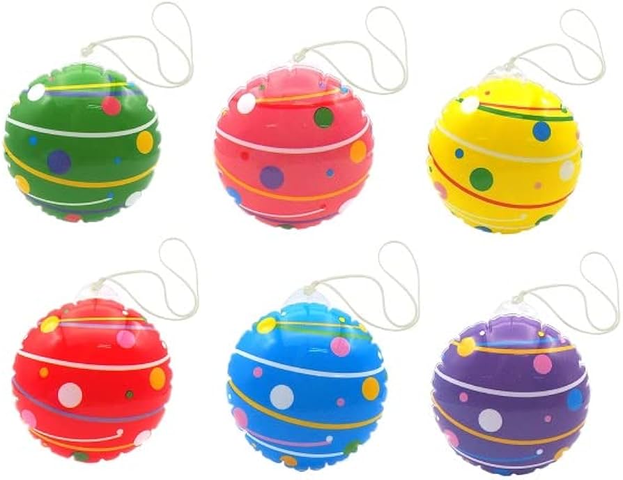 Amazon | 水ヨーヨー風カラフルエアーヨーヨー 12個セット【お祭り