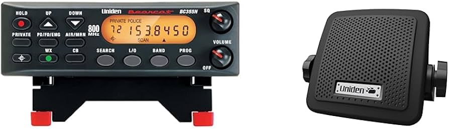 Amazon.com: Uniden Bearcat BC355N Base/Mobile Scanner1 (UNNBC355N