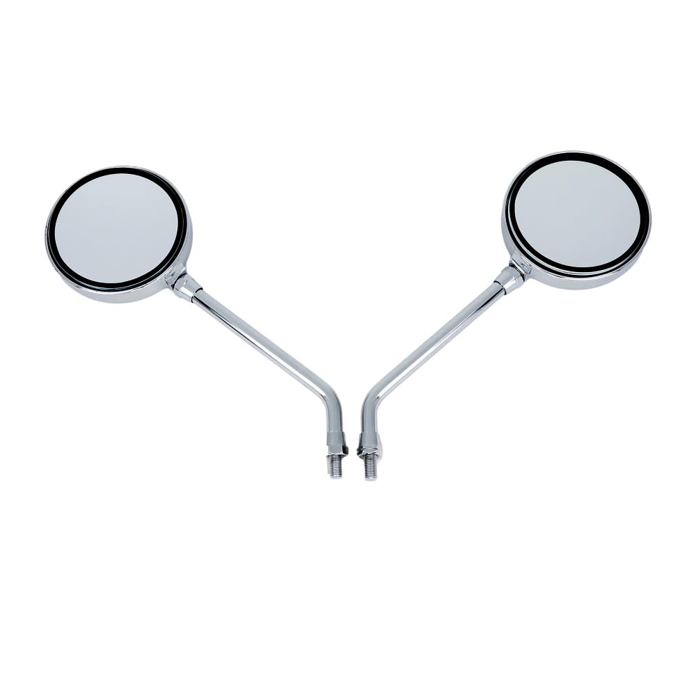 Amazon | ヤマハ 汎用バックミラー/ZⅡタイプ 丸型/左右セット 逆ネジ