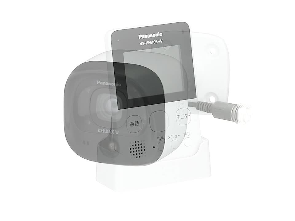 Amazon.co.jp: パナソニック モニター付き屋外カメラ VS-HC105-W : DIY
