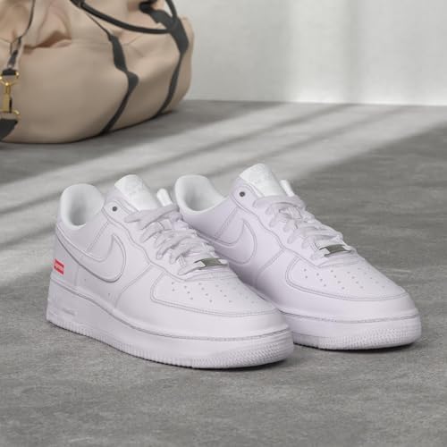 Nike Mens Air Force 1 Low Supreme - Mini Box Logo White Cu9225 100