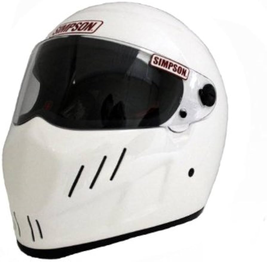 Amazon | SIMPSON(シンプソン) SPEEDWAY RX10 BACK ホワイト 58cm