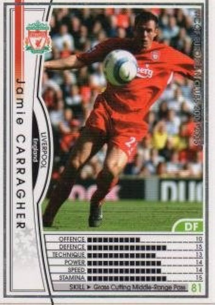 Amazon.co.jp: WCCF/04-05/リバプール/白/034/ジェイミー・キャラガー