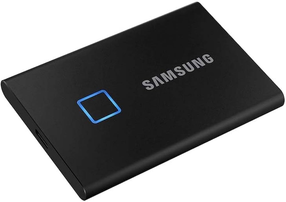 Amazon | Samsung T7 Touch Portable SSD 2TB USB 3.2 Gen.2 External